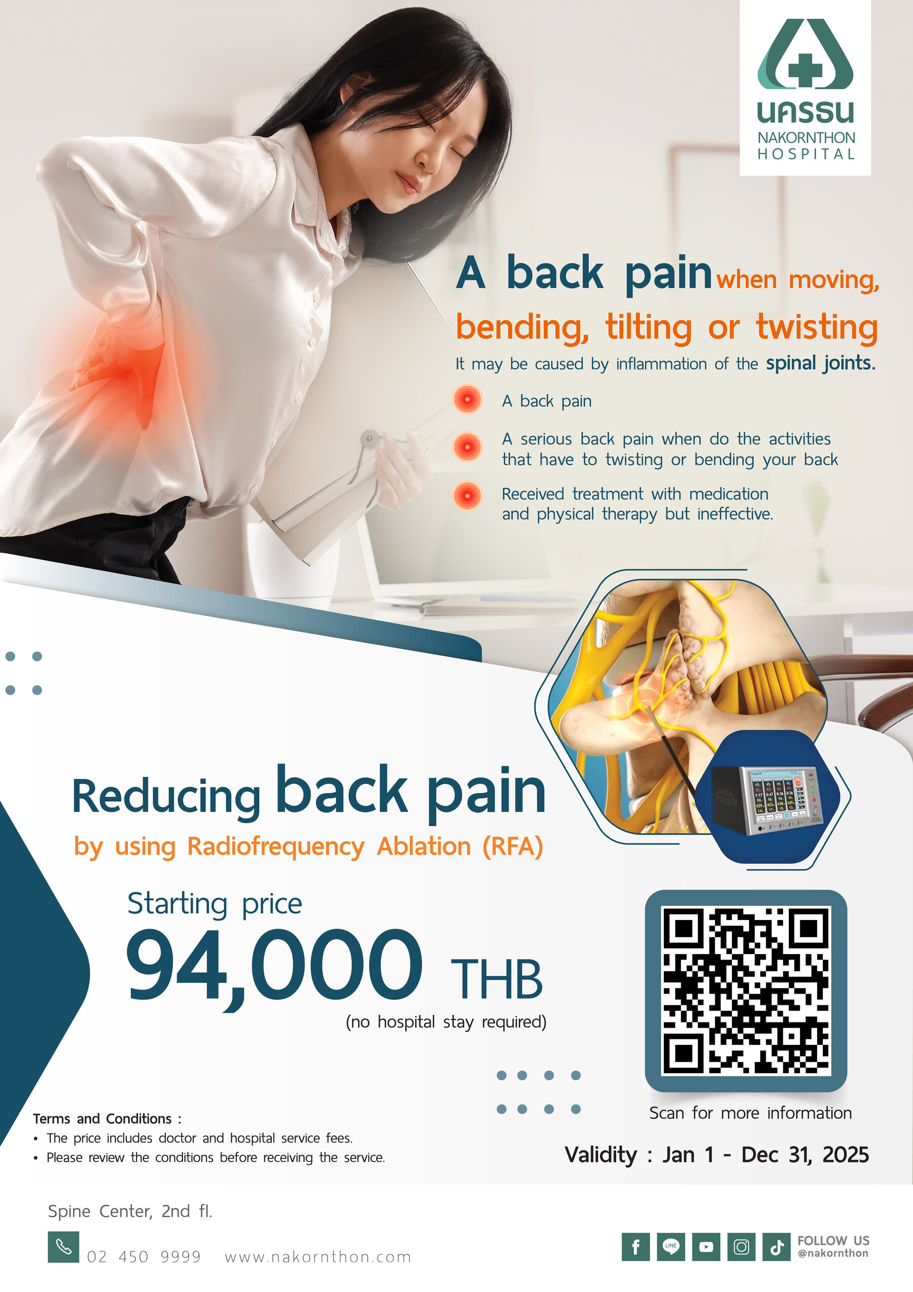 Reducing back pain by using Radiofrequency Ablation (RFA)