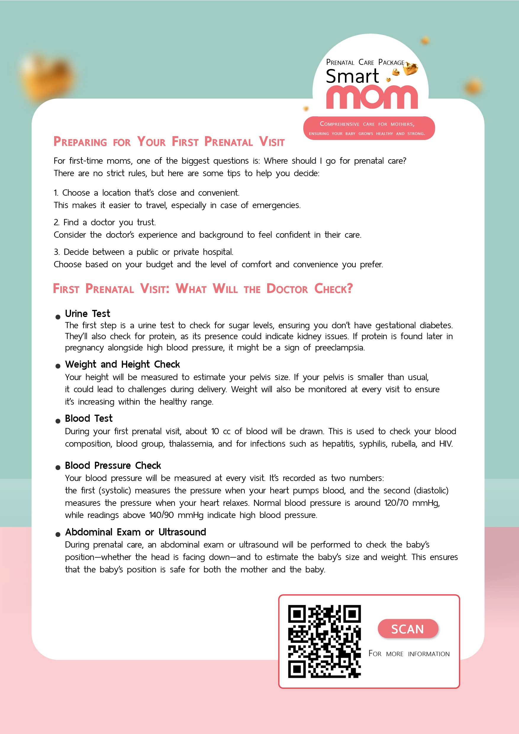 Prenatal Care Package - Smart Mom