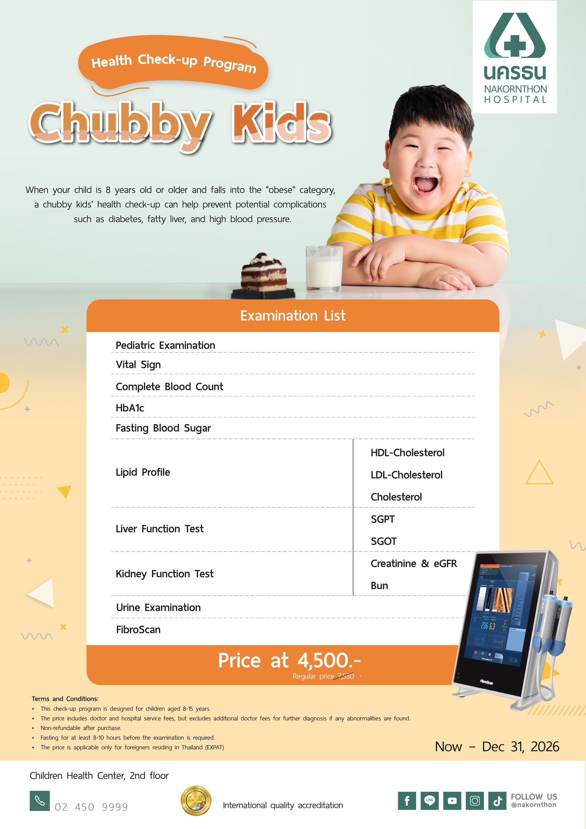 Chubby Kid's Health Check-up