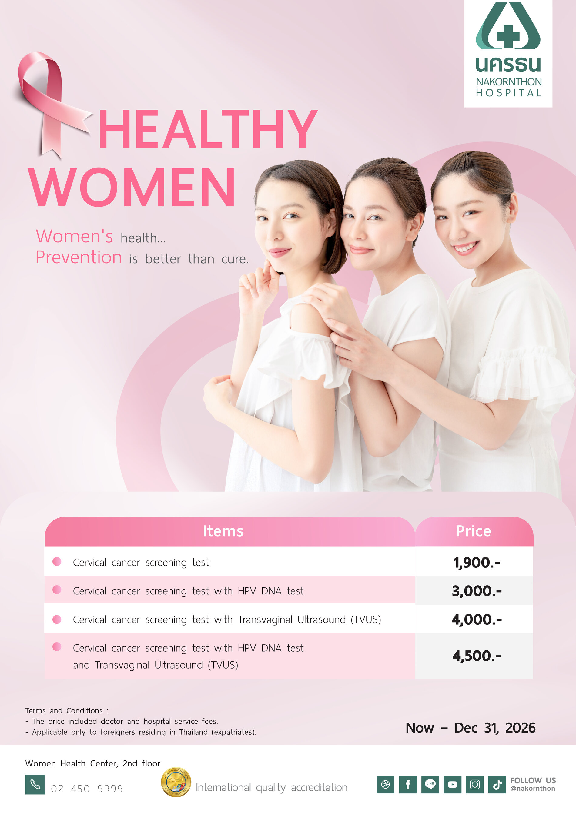 Healthy Women : Health Screening Programs