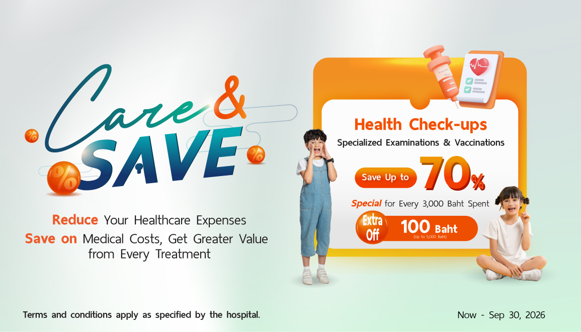 CARE & SAVE : Health Check-ups, Specialized Examination & Vaccinations